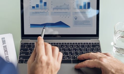 Business Brainstorming Graph Chart Report Data Concept